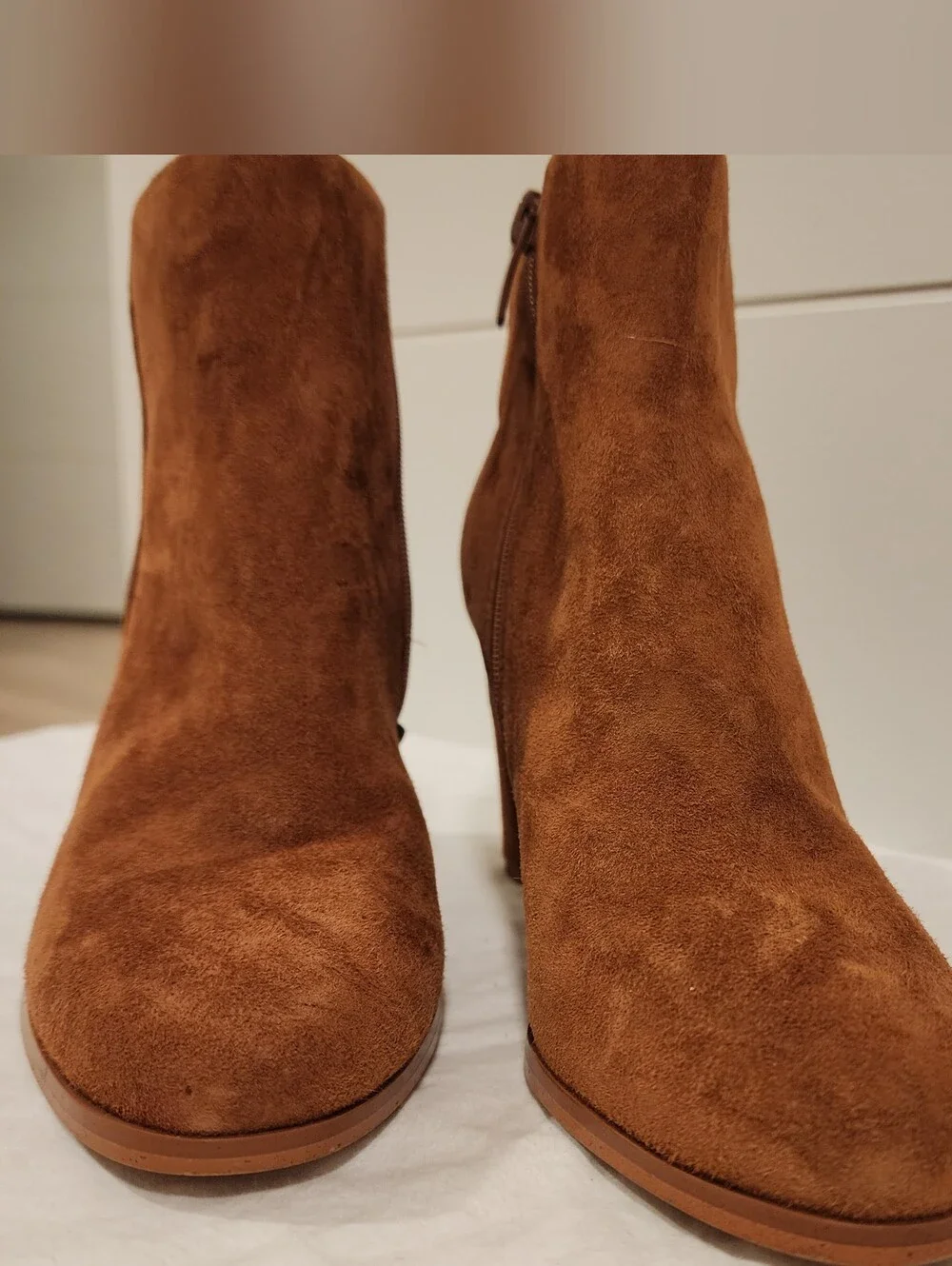 Clarks Kaylin Fern Womens Brown Suede Ankle & Booties Boots